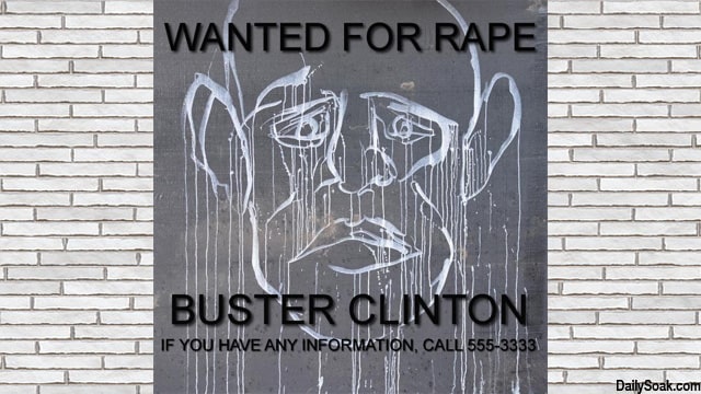 A wanted poster of an old male rapist wanted for raping geese in a local park.