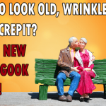Two senior citizens sitting on a park bench in New York.