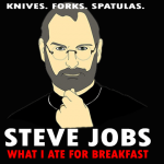 Funny parody satire movie poster for Steve Jobs Hollywood movie.