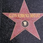 Satire Hollywood Walk of Fame with Glenn Close's name changed.