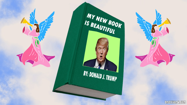 Funny satire Donald Trump book.