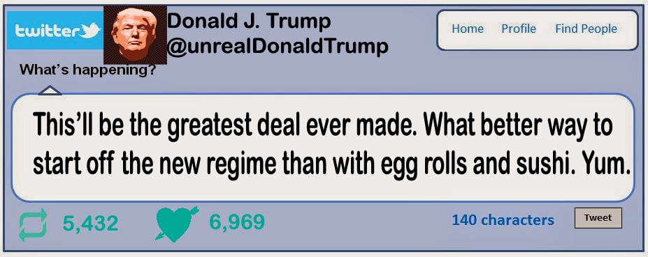 Donald Trump Twitter tweet.