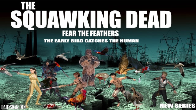 Parody of The Walking Dead using birds as zombies.