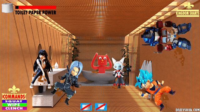 Parody of Kingdom Hearts video game and board game called Kingdom Sharts.