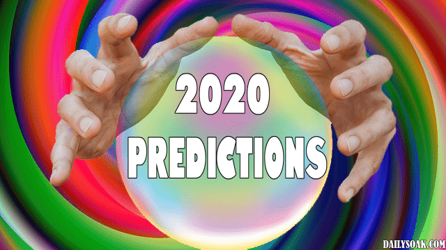 Psychic using crystal ball to predict future.