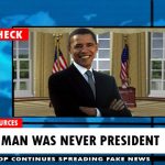 Parody CNN news headline showing Barack Obama inside Oval Office.