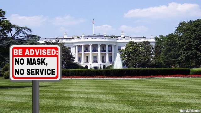 United States White House front lawn.
