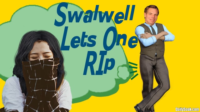 Eric Swalwell standing next to Chinese woman.