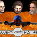 Parody poster of movie Con Air with Southwest Airlines and Gary Kelly.