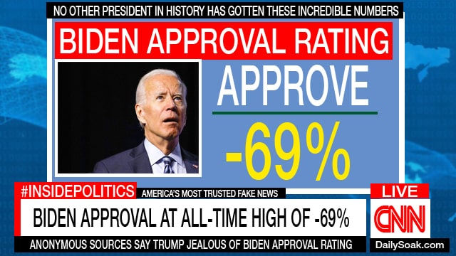 Parody CNN headline showing Joe Biden against blue and red background.