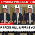 Parody CNN headline showing five Donald Trumps standing inside Oval Office.