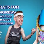 Parody political ad showing two Democrats running for Congress.
