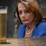 Nancy Pelosi drinking alcohol inside Taiwan bar.