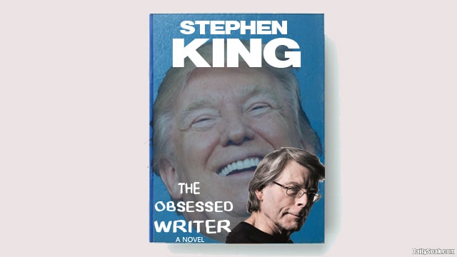 Stephen King novel with picture of President Donald Trump.