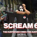 Scream parody showing Ghostface getting beaten up by men in New York street.