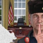 Russian spy inside Biden's White House Oval Office planting cocaine.