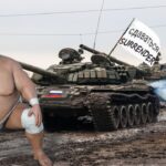 Chris Christie twerking in his underwear in front of Russian tanks in Ukraine.