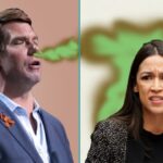 Eric Swalwell and AOC both farting in unison.