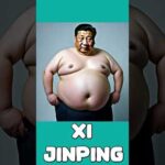 Obese Xi Jinping shirtless.