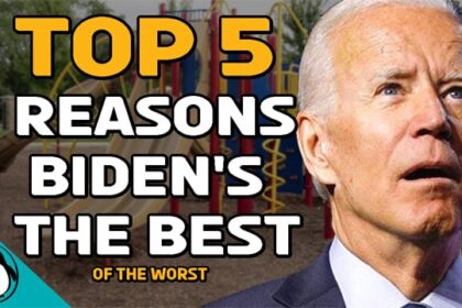 Top 5 reasons list why Joe Biden is the most popular president.