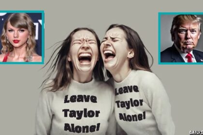 Two girls crying over Taylor Swift.