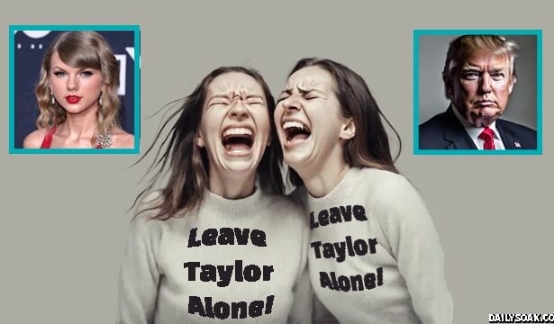 Two girls crying over Taylor Swift.