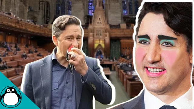 Justin Trudeau and Pierre Poilievre in Canadian Parliament.