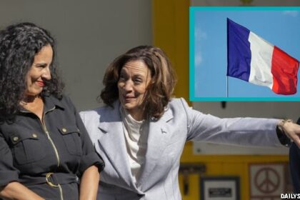 Kamala Harris getting heckled by Puerto Rican protesters.