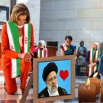 Democrats kneeling for dead Iran President Ebrahim Raisi.