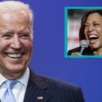 Joe Biden endorsing Kamala Harris for president.