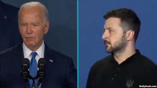 Joe Biden calling Zelensky Putin during NATO speech.