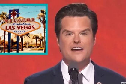 Matt Gaetz at RNC looking like Wayne Newton with all his Botox in face.