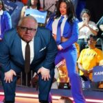 Megan Thee Stallion twerking with Tim Walz at Kamala Harris rally.