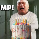 Robert De Niro thinking about Donald Trump on his birthday.