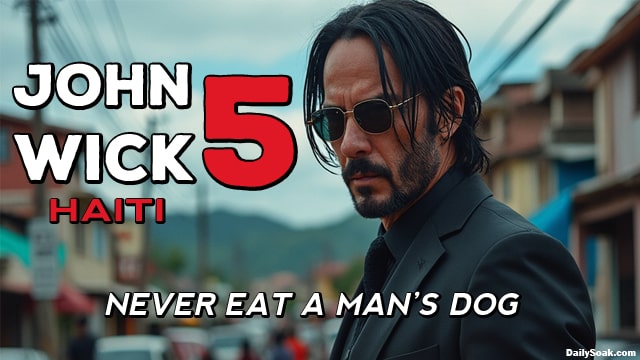 John Wick 5 parody with the movie set in Haiti.