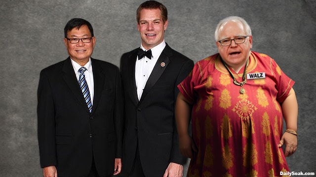 Eric Swalwell taking a photo with a Chinese spy.