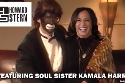 Kamala Harris on the Howard Stern radio program.