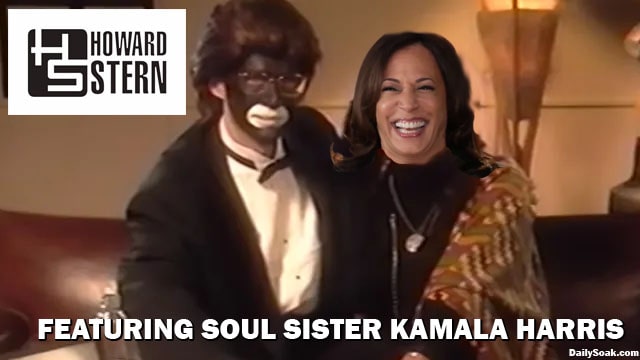 Kamala Harris on the Howard Stern radio program.