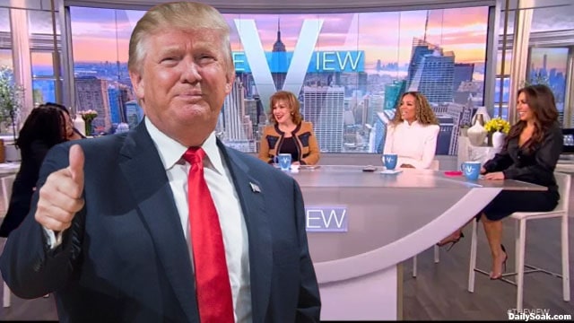 Donald Trump on The View.