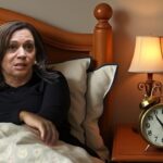 Kamala Harris waiting for all the ballot dumps on Election night.