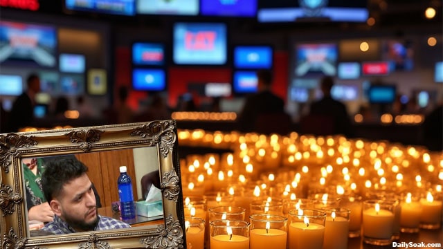 MSNBC vigil after illegal alien found guilty of murdering Laken Riley.