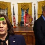 Barack Obama and Kamala Harris inside the Oval Office.