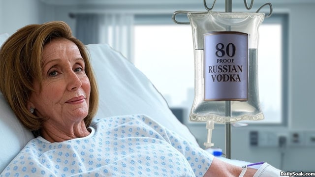 Nancy Pelosi in hospital.