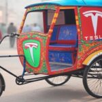 Elon Musk's new Tesla Rickshaw model.