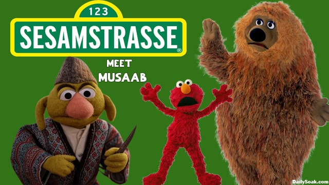 Germany's Sesame Street with new Muppet terrorist character.