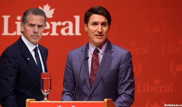 Canada's Justin Trudeau and Hunter Biden.