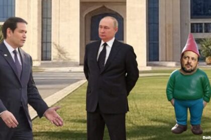 Volodymyr Zelensky, Vladimir Putin, and Marco Rubio in Saudi Arabia for Russia-Ukraine peace talks.