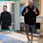 John Fetterman inside of the White House criticizing Ukraine's Zelensky.