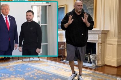 John Fetterman inside of the White House criticizing Ukraine's Zelensky.