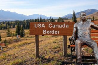 George Floyd statues up and down USA- Canada border to try to catch fentanyl dealers.